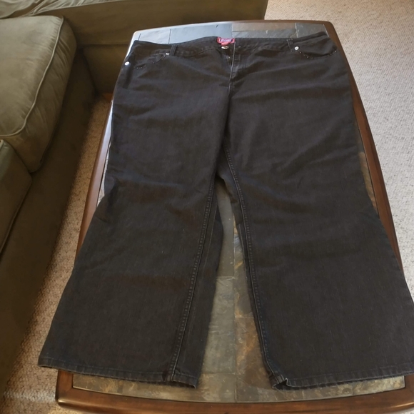 Sequin embellished black jeans - Picture 2 of 4